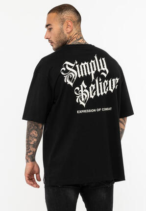 TAPOUT Herren T-Shirt Oversize SIMPLY BELIEVE