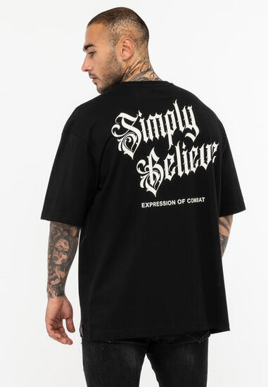 TAPOUT Herren T-Shirt Oversize SIMPLY BELIEVE