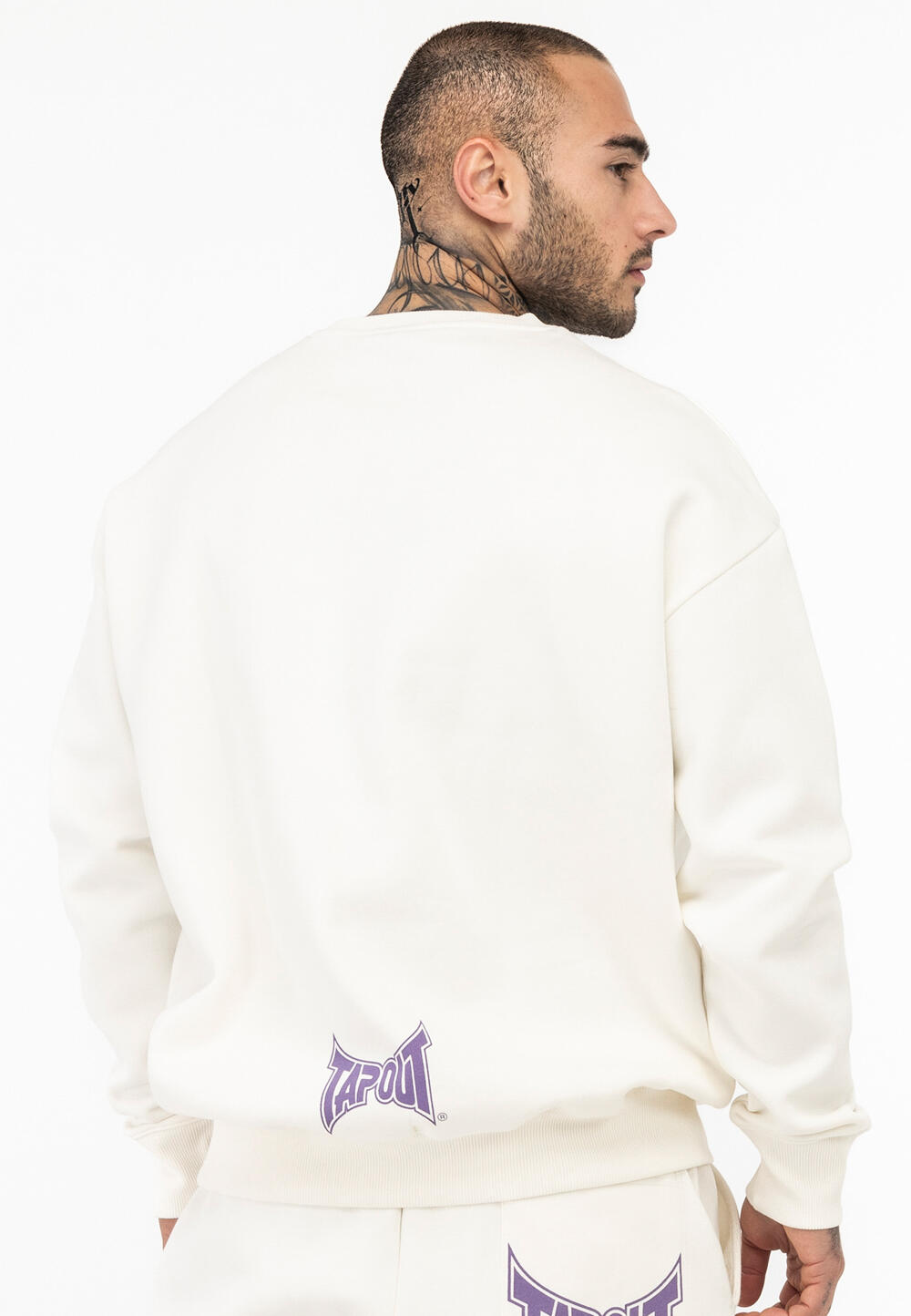 TAPOUT Oversized herensweatshirt met ronde hals CF-BEMANNING 4/5
