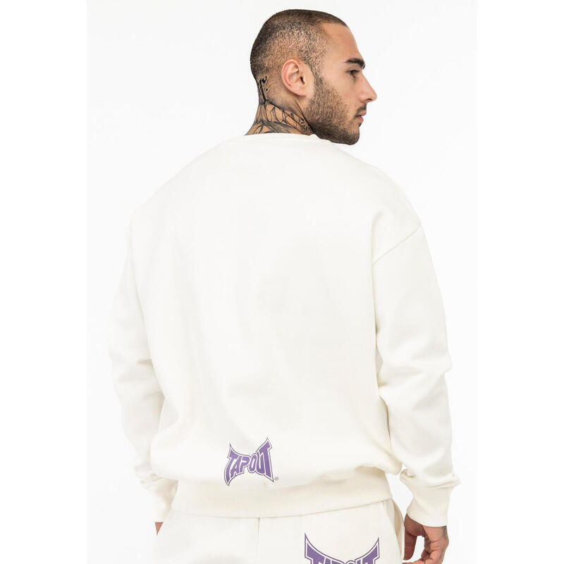 TAPOUT Oversized herensweatshirt met ronde hals CF-BEMANNING