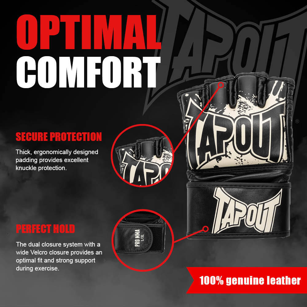 Guanti MMA in cuoio Tapout Pro (x2) 5/5