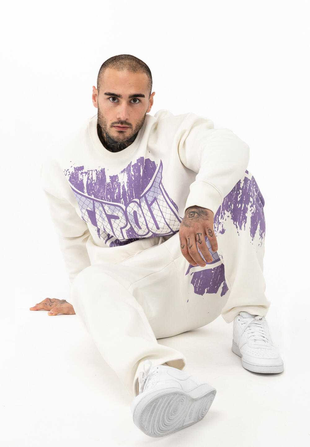 TAPOUT Oversized herensweatshirt met ronde hals CF-BEMANNING 3/5