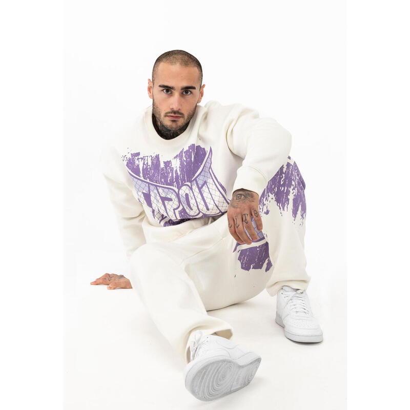 TAPOUT Oversized herensweatshirt met ronde hals CF-BEMANNING