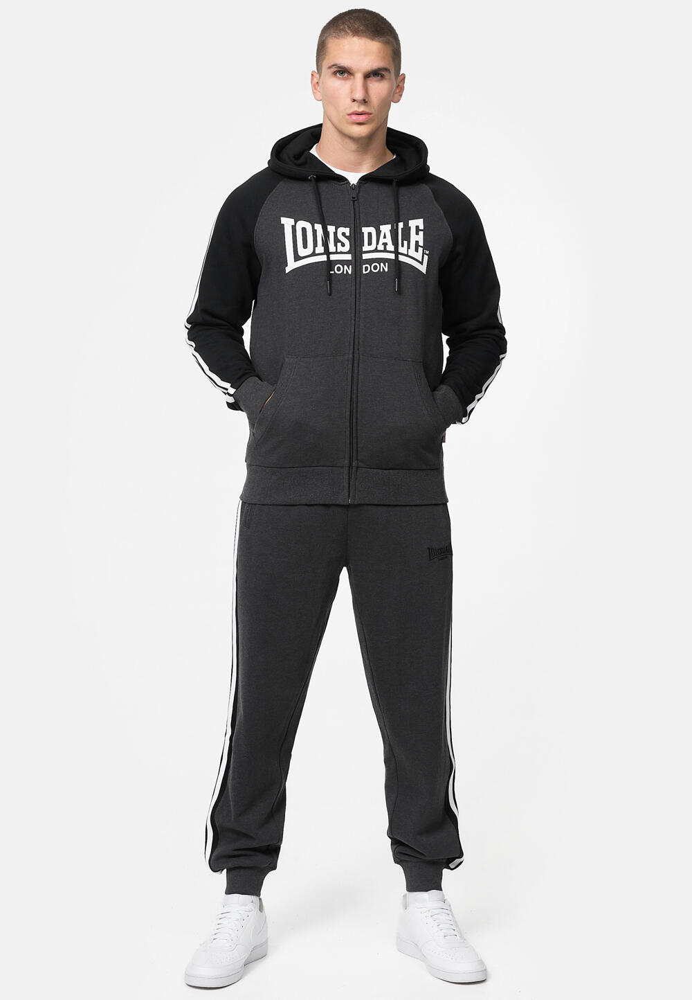 Sudadera con capucha y cremallera Lonsdale Glentruan 2/4