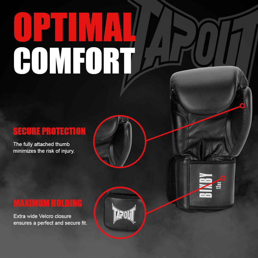 Guanti da boxe in pelle artificiale Tapout Bixby 5/6