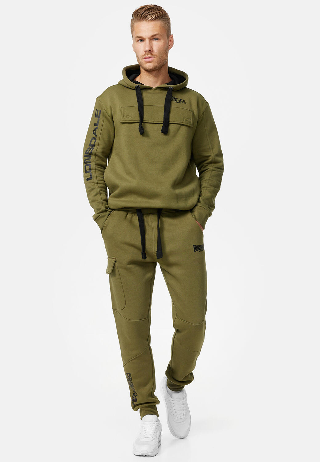 LONSDALE Heren joggingbroek regular fit TWEEDMOUTH 3/5