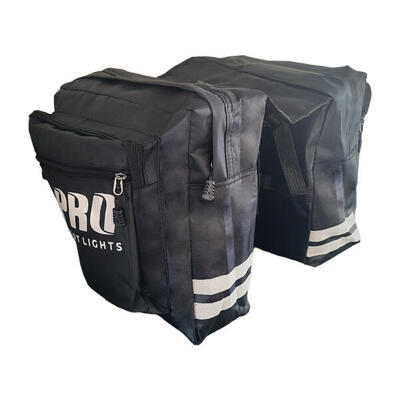 Fahrradtasche Doppelt für Elektrofahrräder/Mountainbike/Citybike – Schwarz