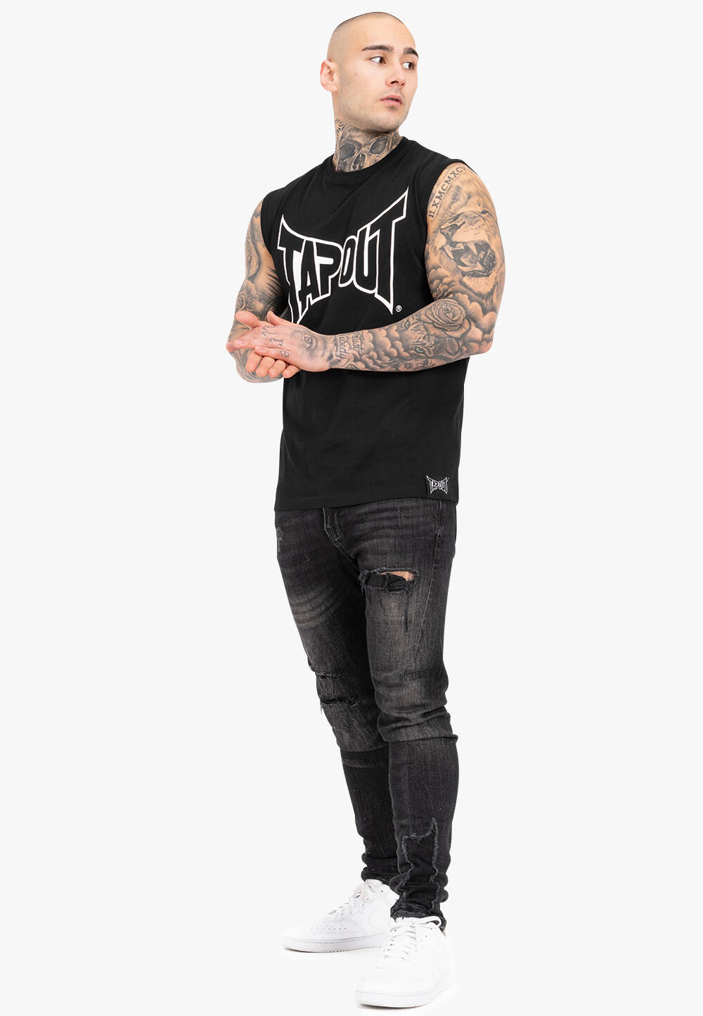 TAPOUT Herren ärmelloses T-Shirt normale Passform ALEMADA 3/5