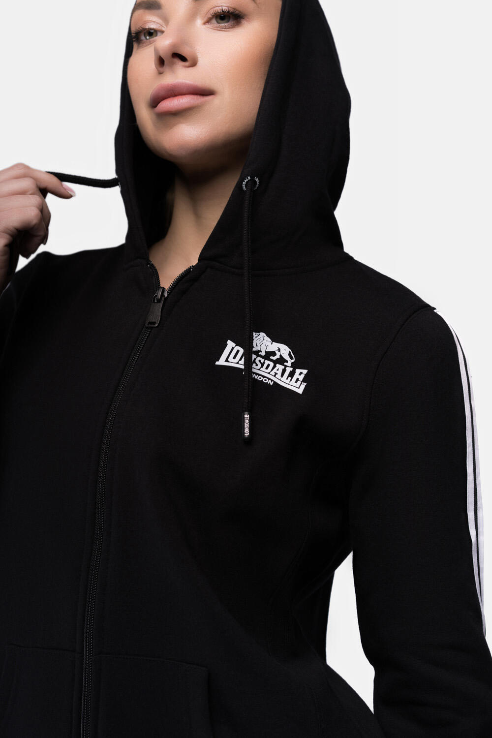 Felpa con cappuccio da donna Lonsdale Windygates LONSDALE Decathlon