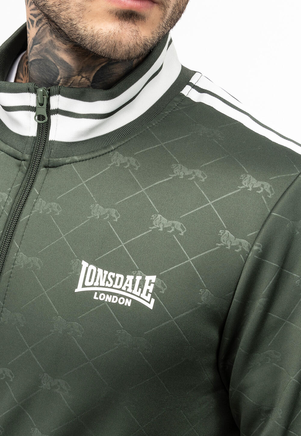 LONSDALE Heren trainingspak slim fit ASHWELL 3/6