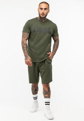 Lonsdale heren t-shirt & shortset regular fit moy