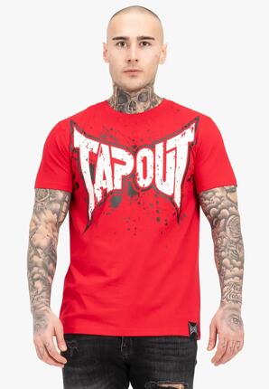 TAPOUT Herren T-Shirt normale Passform SPLASHING