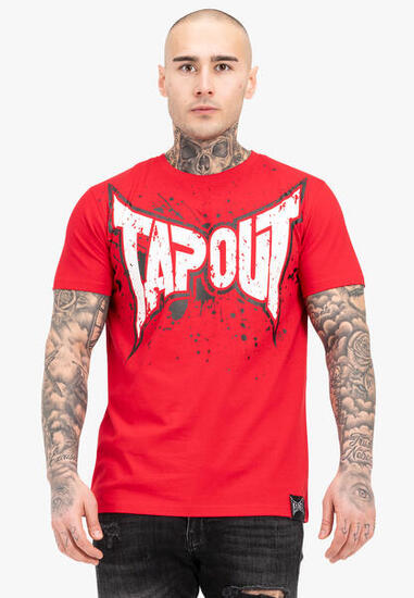 TAPOUT Herren T-Shirt normale Passform SPLASHING