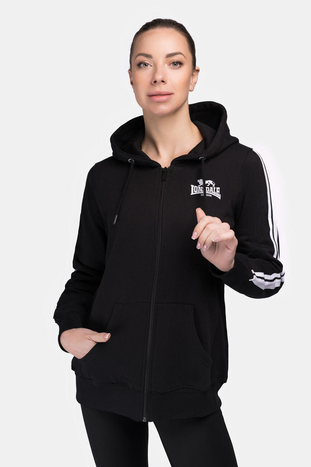 LONSDALE Felpa con cappuccio da donna Lonsdale Windygates