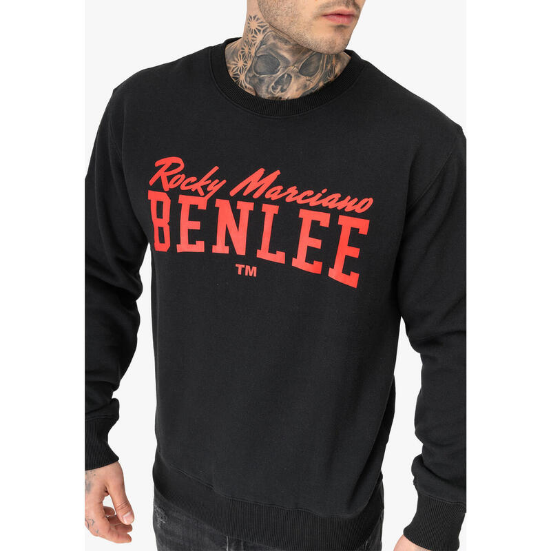 BENLEE Heren sweatshirt met ronde hals regular fit RINSTON