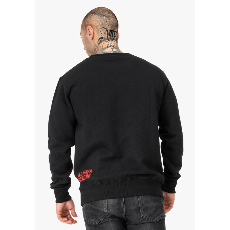 BENLEE Heren sweatshirt met ronde hals regular fit RINSTON