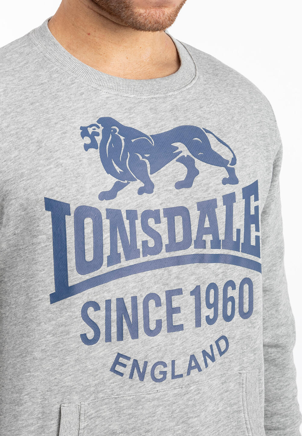 LONSDALE Heren sweatshirt met ronde hals regular fit NOS 4/4