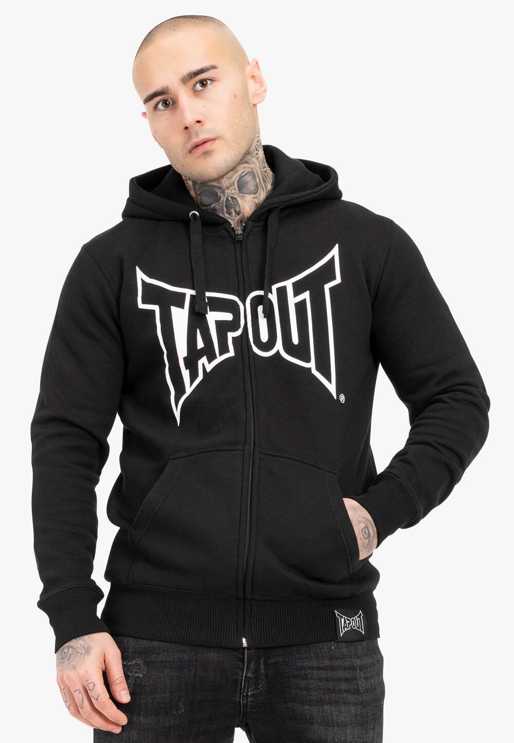TAPOUT Felpa con cappuccio zip regolamentare Tapout Marfa