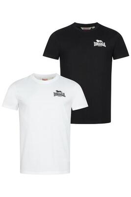 Lonsdale heren-t-shirt. regular fit dubbelpak blairmore