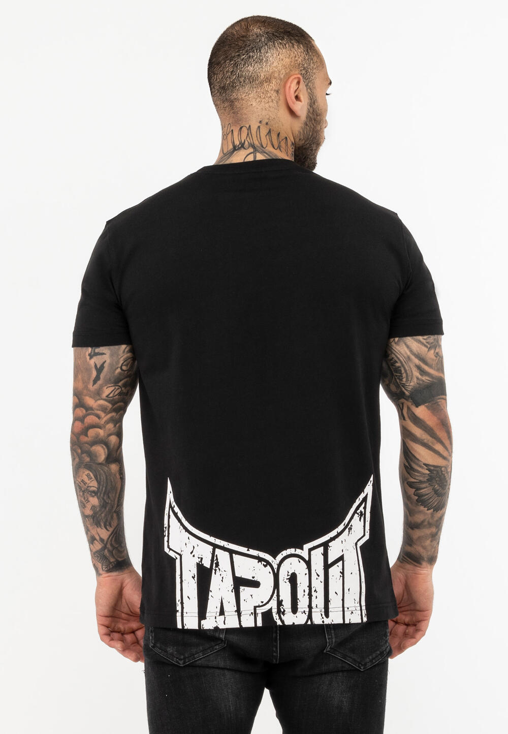 TAPOUT Herren T-Shirt normale Passform CRASHED 4/5