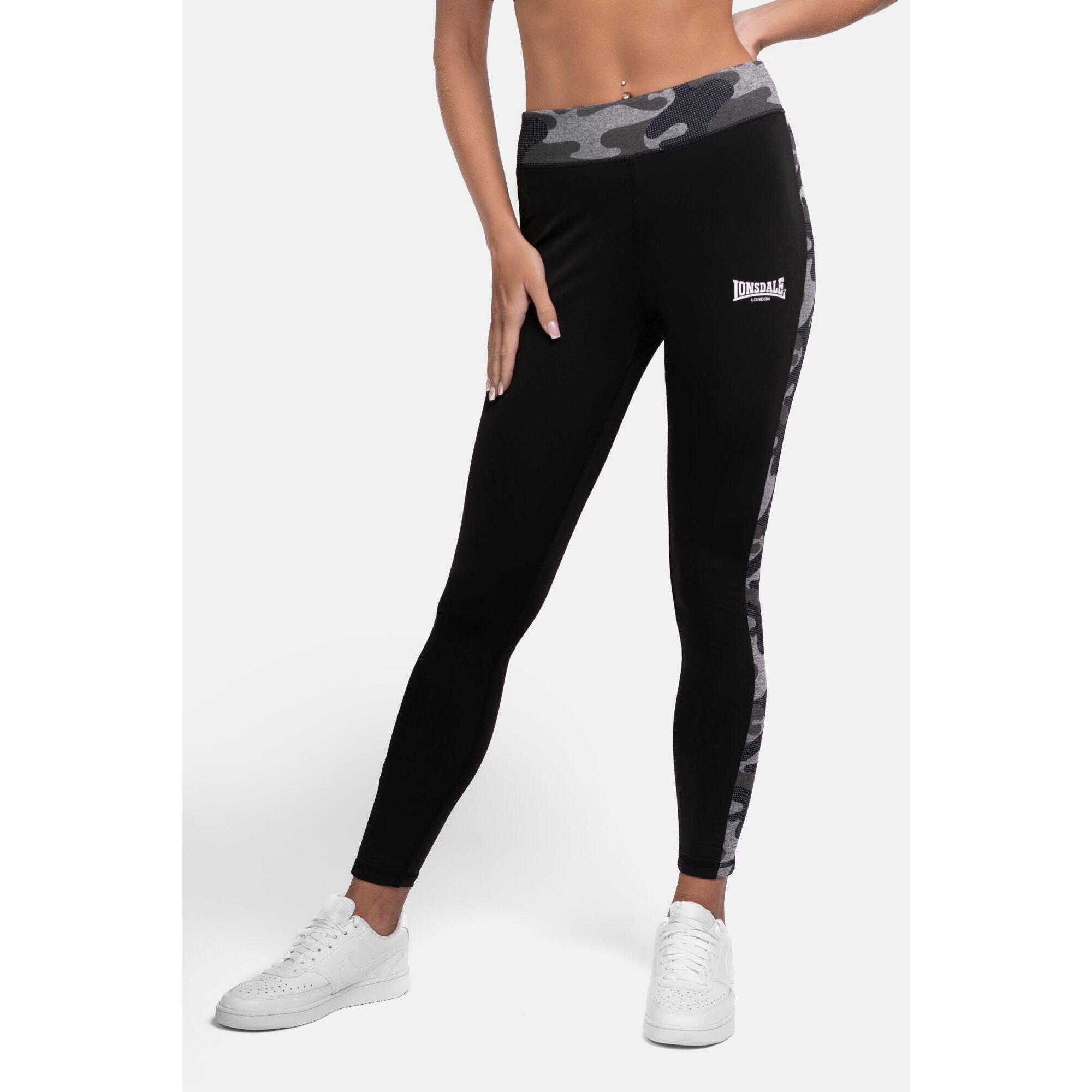 Lonsdale - Legging Femme Lonsdale Dorrery - Legging - Marron|noir|vert - 38 S - Decathlon