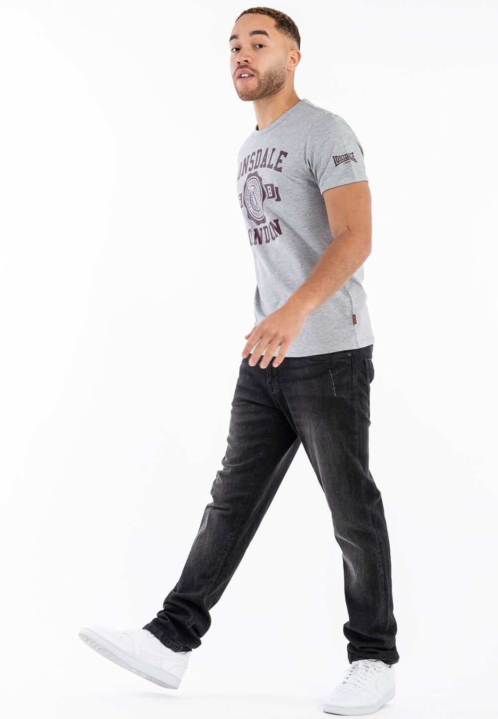 LONSDALE Herren T-Shirt normale Passform MURRISTER 2/4