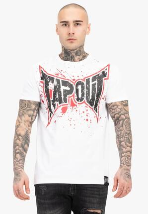 TAPOUT Herren T-Shirt normale Passform SPLASHING