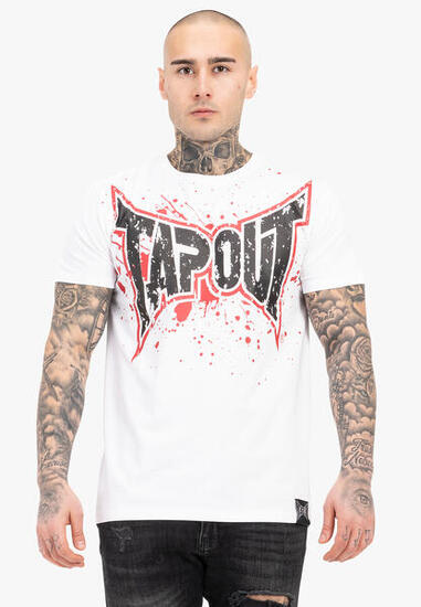 TAPOUT Herren T-Shirt normale Passform SPLASHING