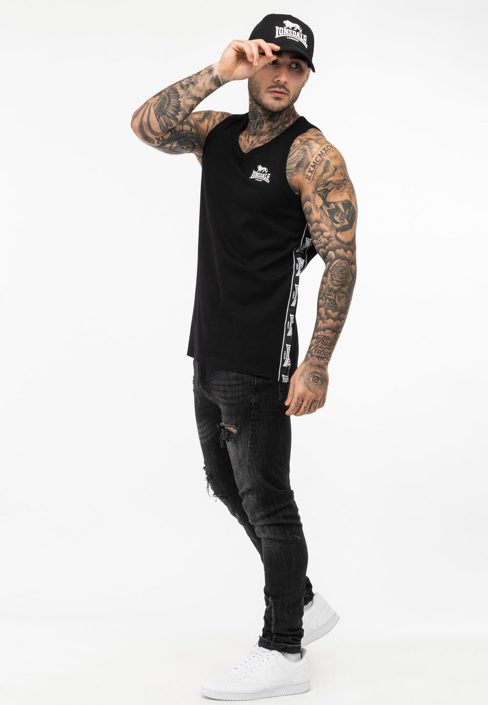 LONSDALE Herren Singlet normale Passform CLOUSTA 2/4