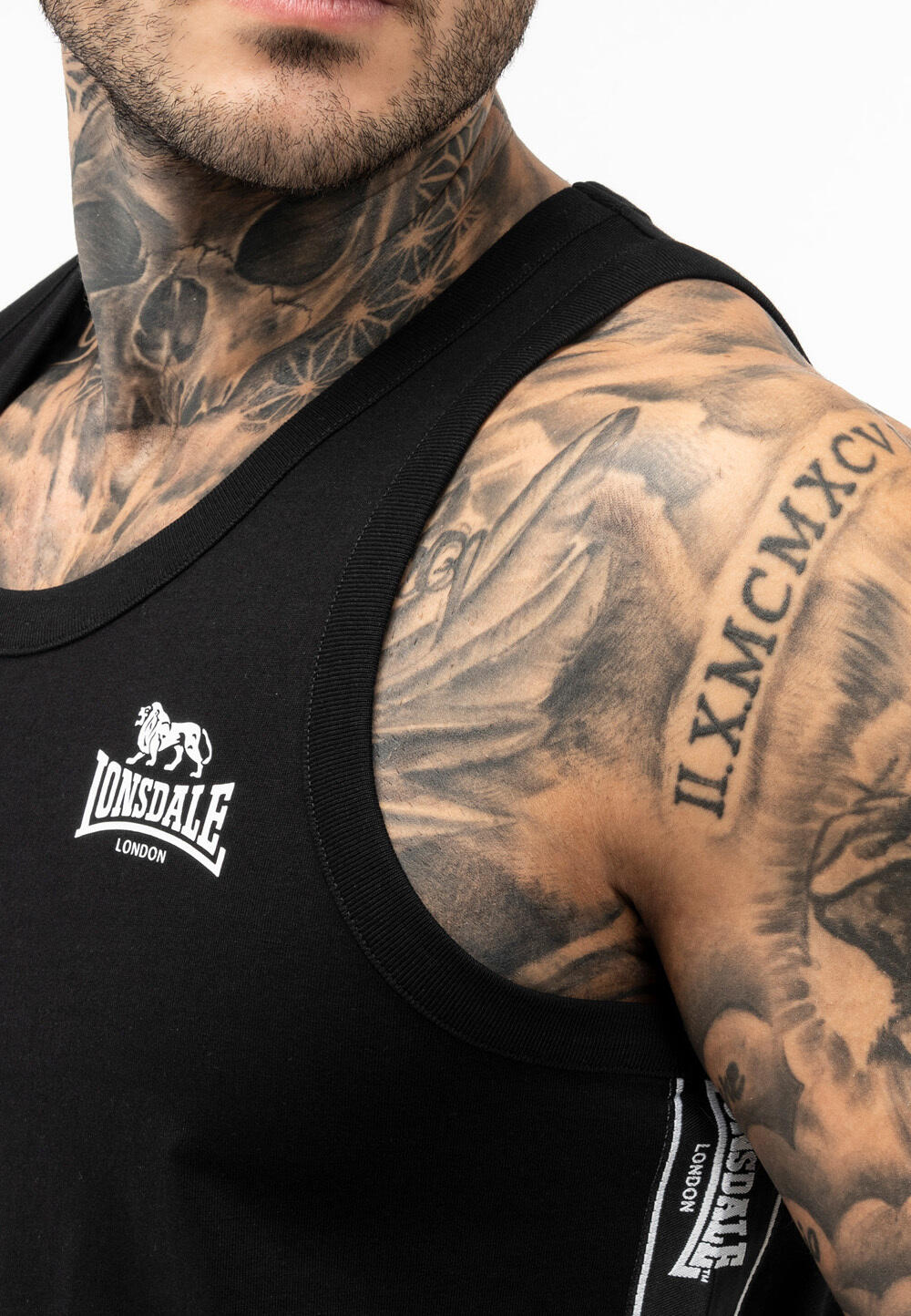 LONSDALE Herren Singlet normale Passform CLOUSTA 4/4