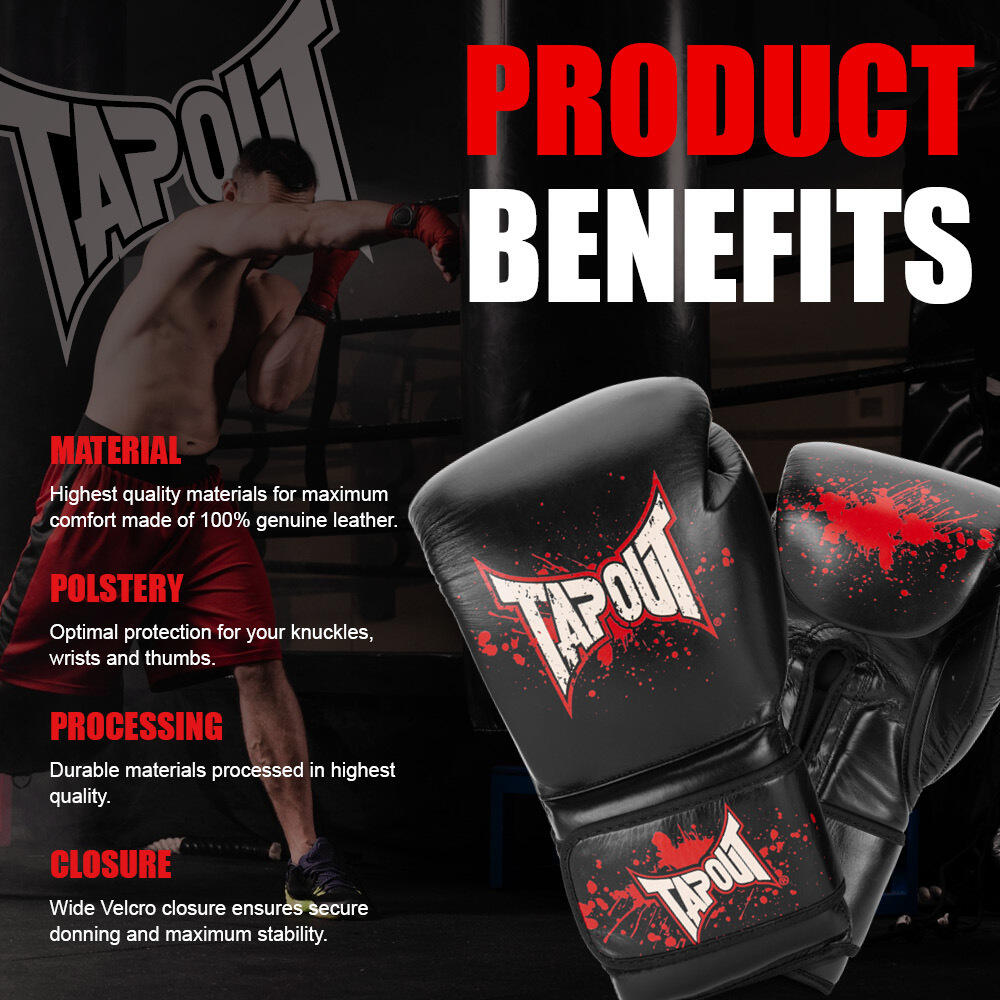 Guanti da boxe in pelle Tapout Rialto (x2) 4/6