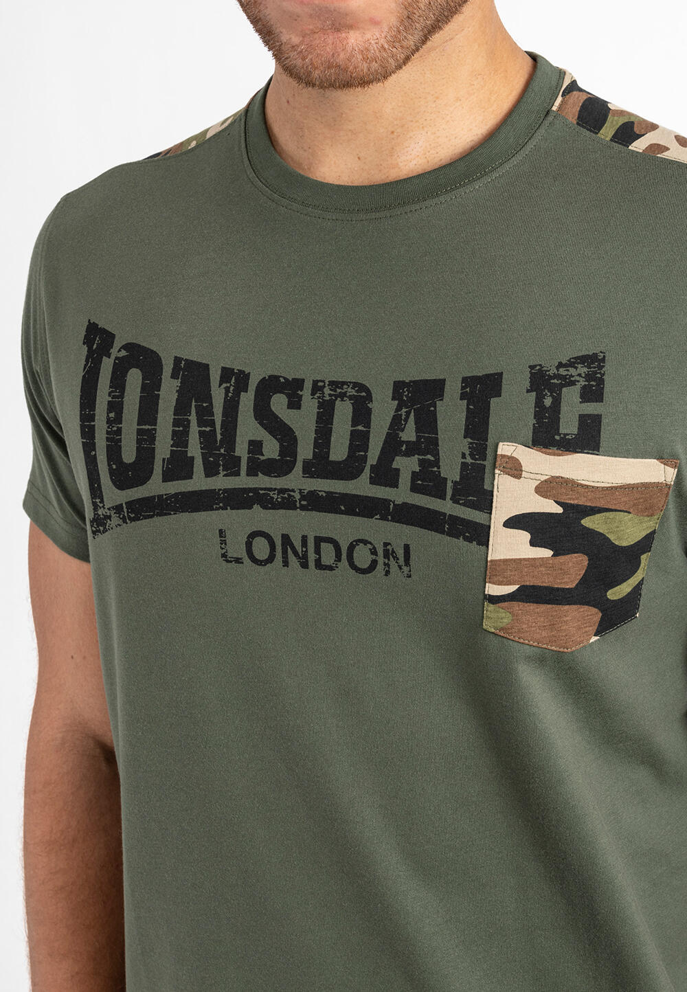 Classic cut T-shirt Lonsdale Huxter 4/4