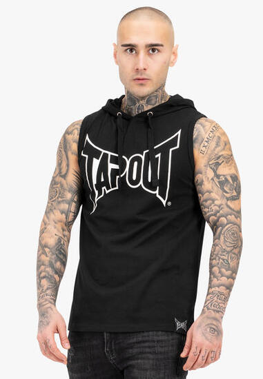 TAPOUT Herren ärmelloses T-Shirt mit Kapuze normale Passform ALAMEDA HOOD