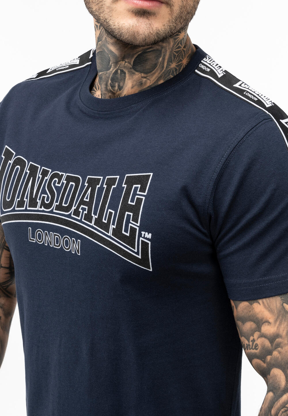 T-shirt pour homme Lonsdale Vementry Marine 3/5