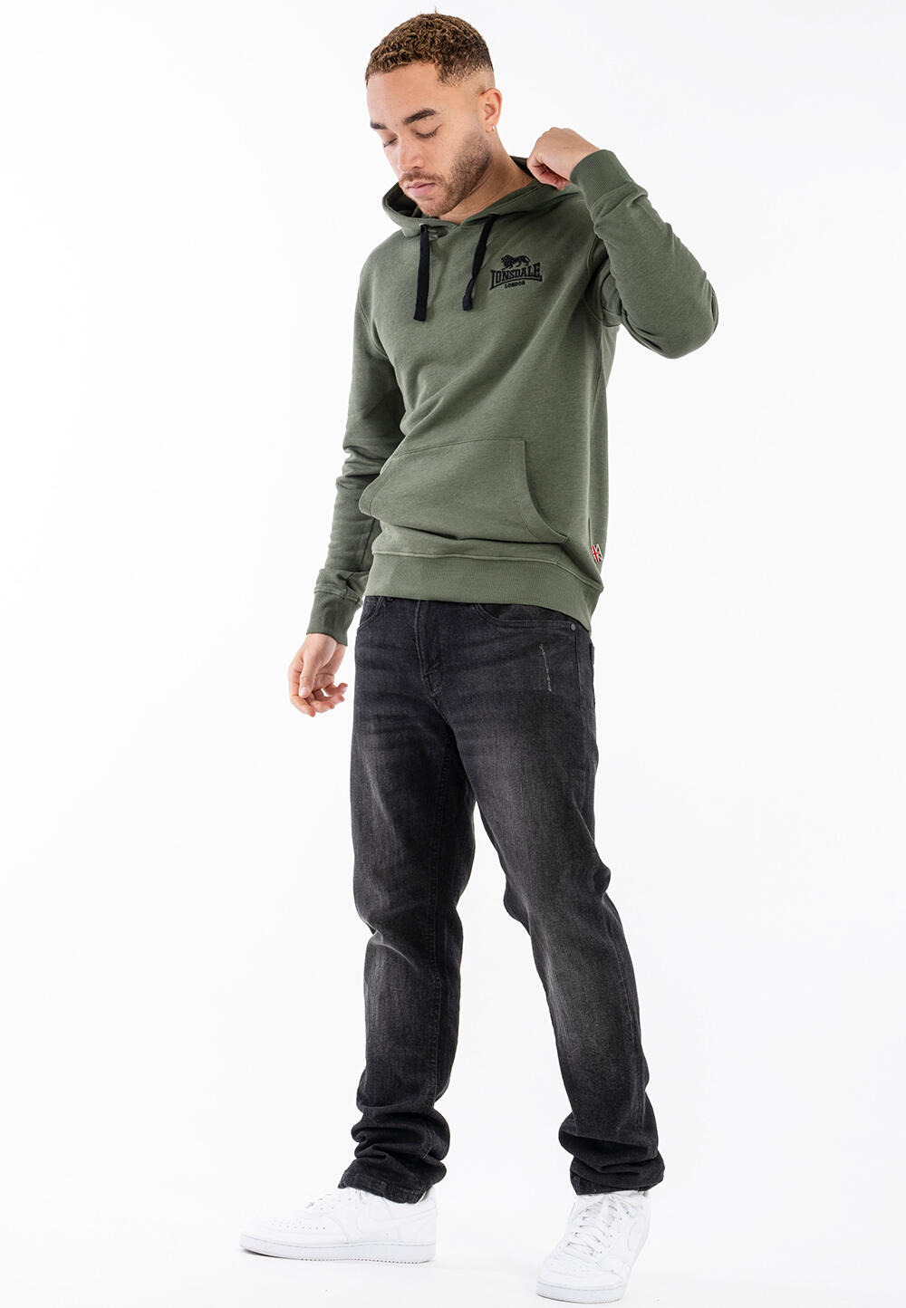 Sweatshirt à capuche coupe régulière Lonsdale Maywick 2/4