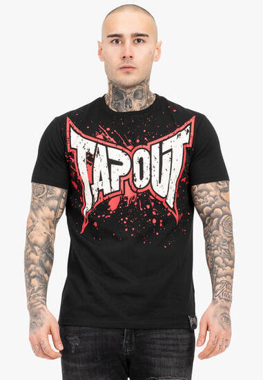 TAPOUT Herren T-Shirt normale Passform SPLASHING