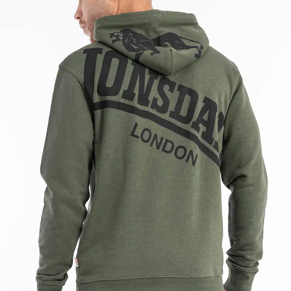 Sweatshirts polaires pour hommes Lonsdale Maywick Vert
