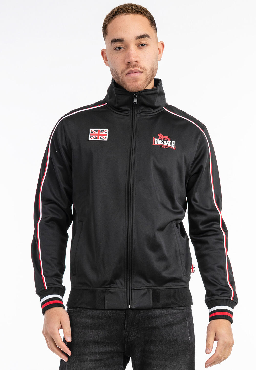 LONSDALE Chaqueta para Hombre Lonsdale Skellberry Negro