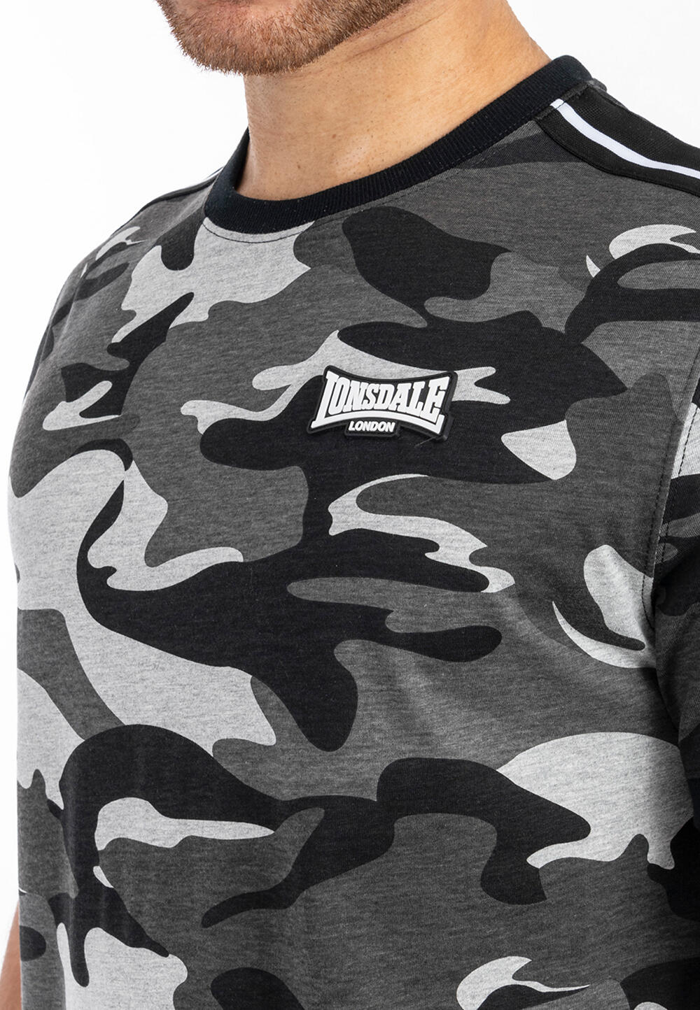 LONSDALE Herren T-Shirt normale Passform GUNNISTA 4/4