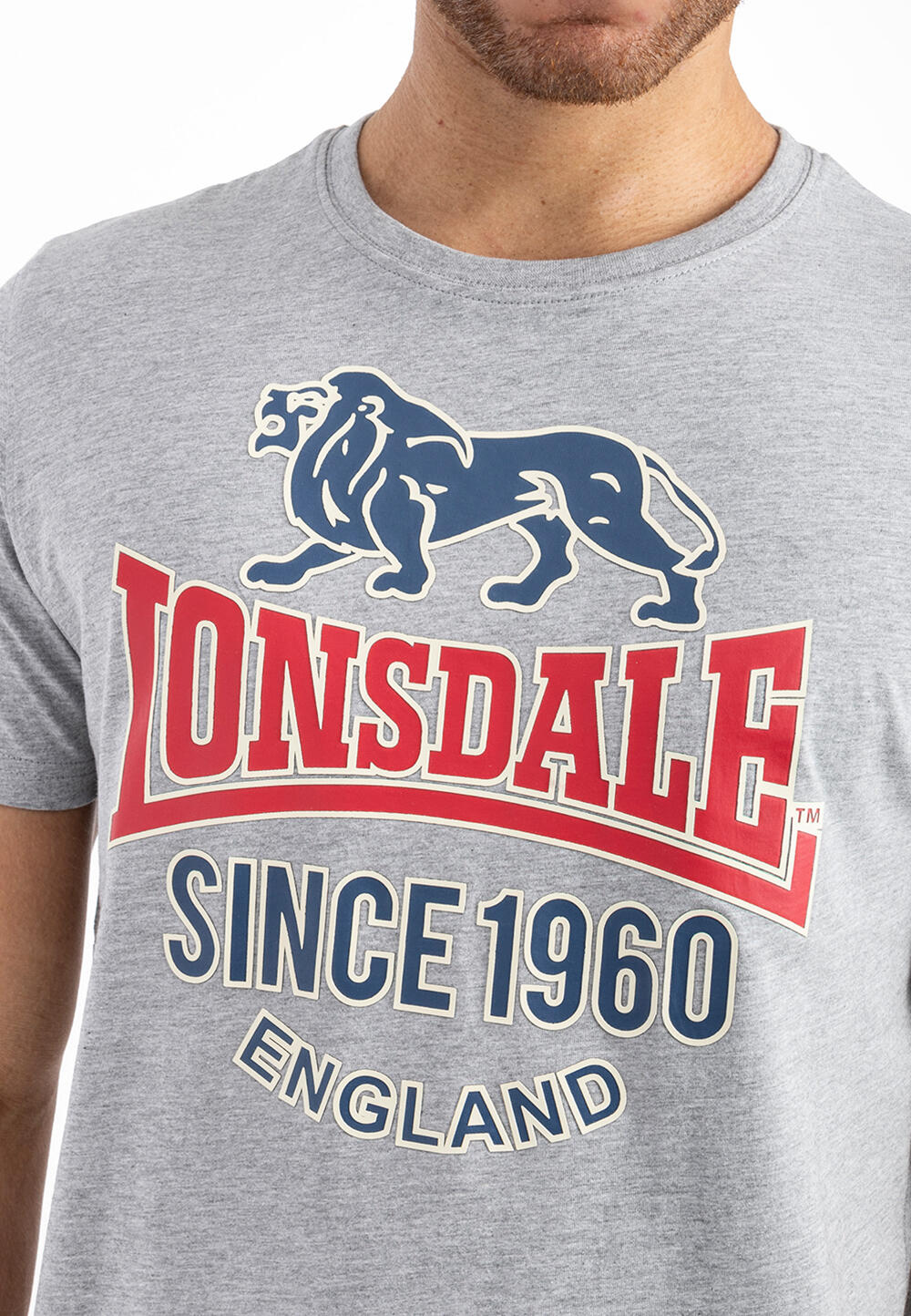 LONSDALE Herren T-Shirt normale Passform GONFIRTH 4/4