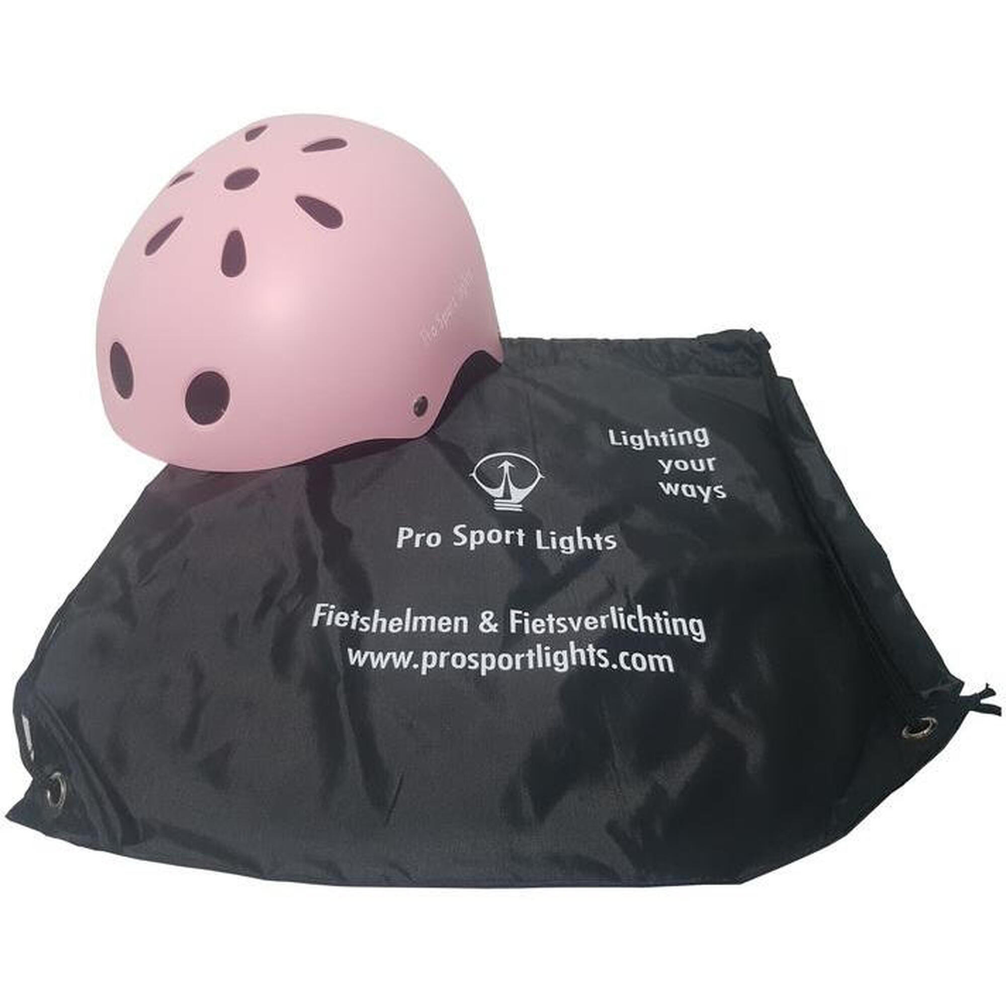 Pro Sport Lights fahrradhelm Junior Polystyrol rosa