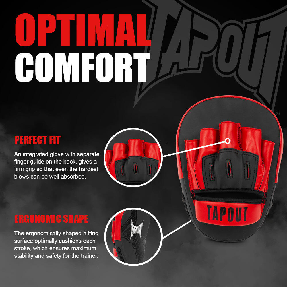 Artificial leather pads and hook Tapout Rashad (x2) 5/6