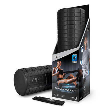 PTP Foam Roller + Stretching Strap FASCIA ROLLER