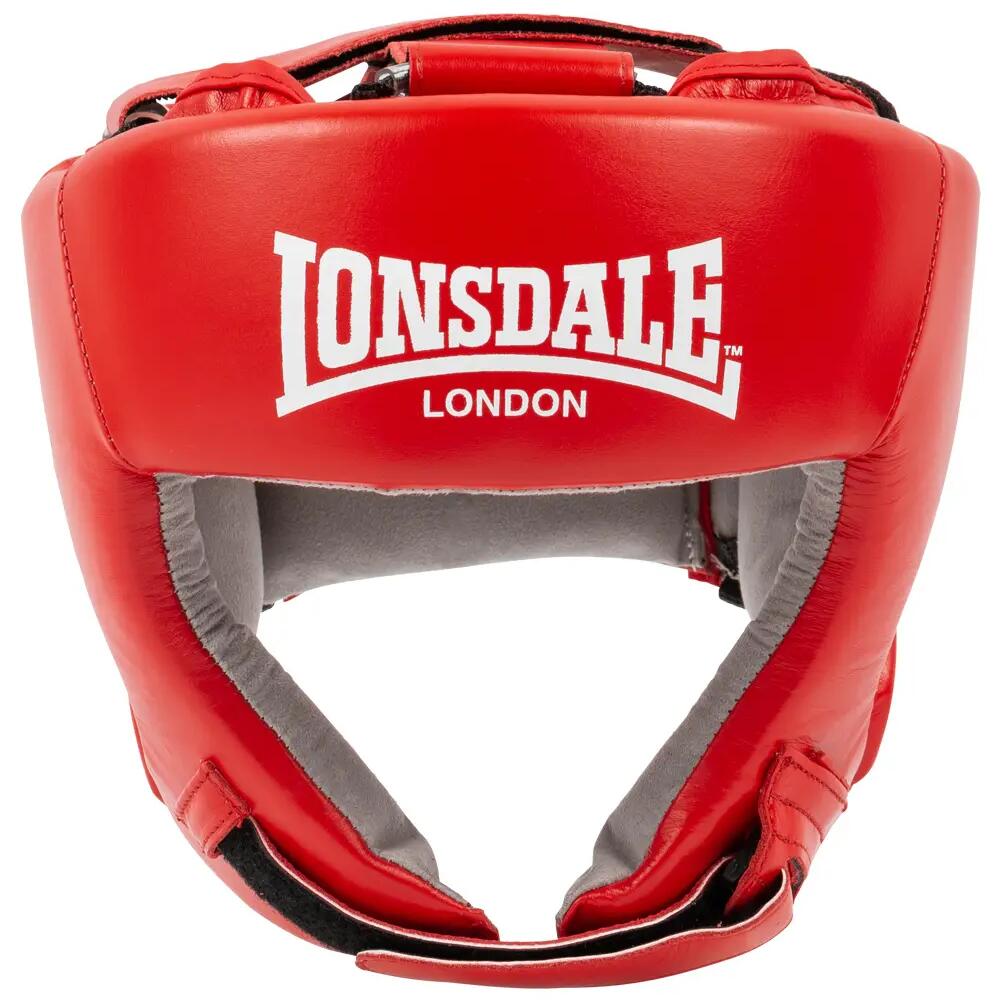 Leather boxing helmet Lonsdale