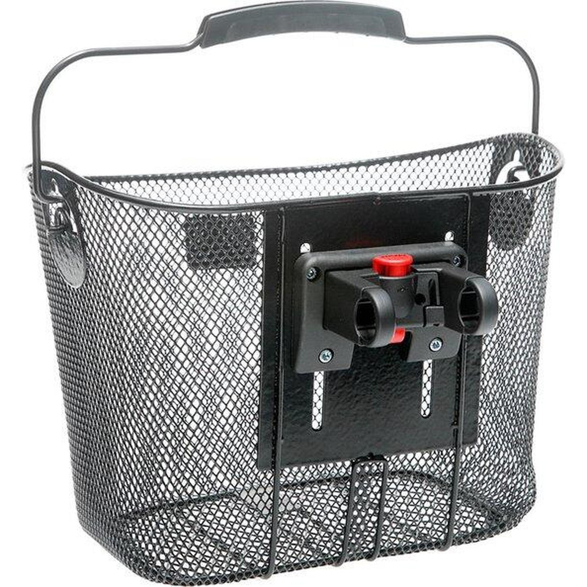 ZUKKA Panier Pliant De Vélo Avant Ou Arrière - Fil D'Acier Robuste Avec Sac Étanche - Noir/Argenté