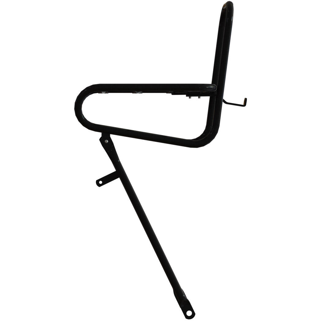 Porte-bagages avant Steco lisse noir 25cm - Élégant et Pratique 4/6