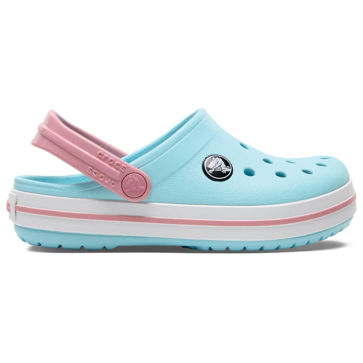 Crocs - Crocs Toddler Crocband Clog - Tongs - Bleu|rose - 24/25 - Decathlon