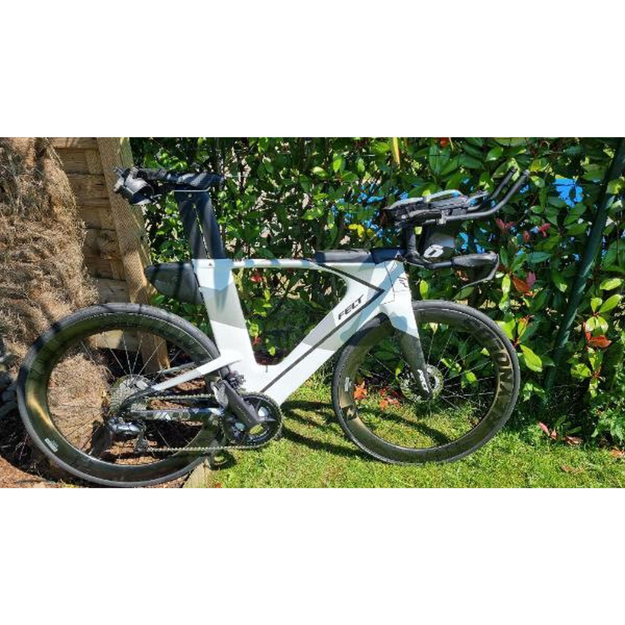 C2C - CLM Triatlonfiets Felt IAX Disc ultegra Di2 maat L 56cm