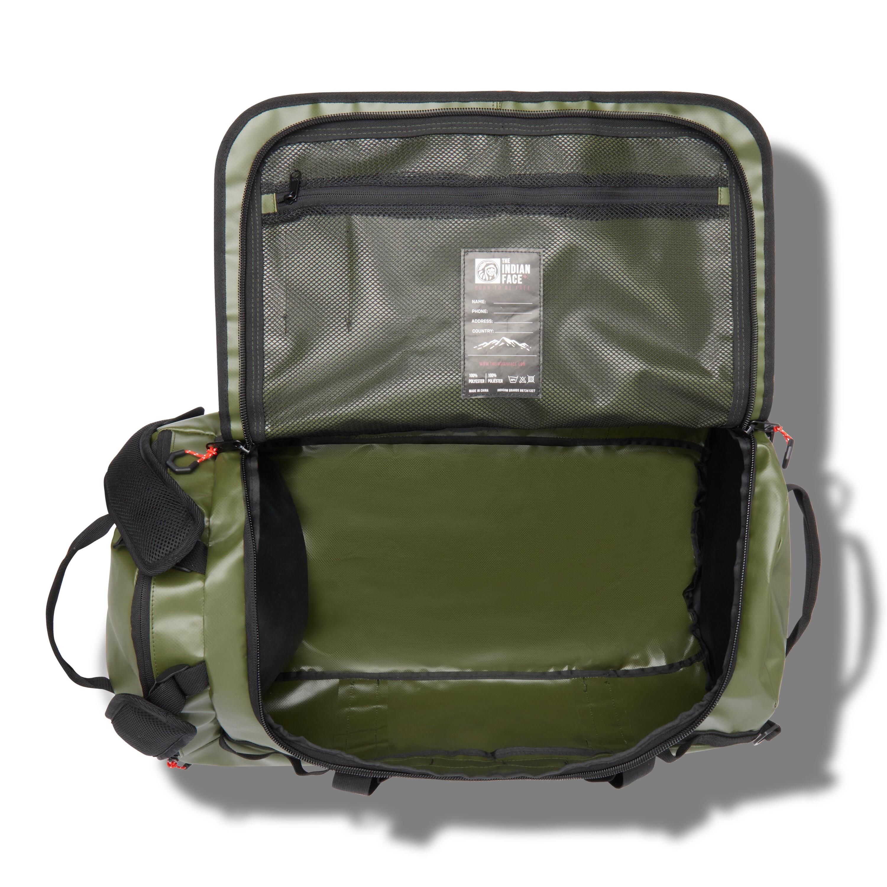 Unisex Mochila 70L Impermeable Viaje Latitud Verde 3/7
