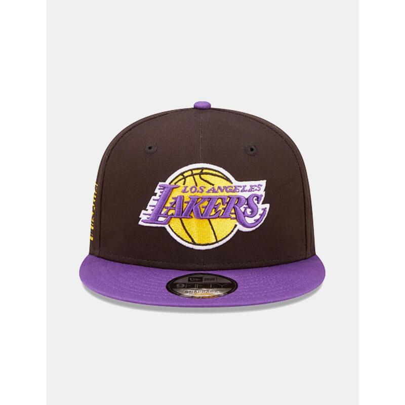 Casquette Snapback 9FIFTY NBA Los Angeles Lakers Team Patch Unisexe NEW ERA